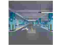 南京道路划线_地下停车场注意事项图1