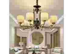 玉石灯?全铜玉石灯具?中式青玉玉石灯 欧式玉石吊灯图1