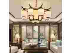 云石灯 全铜云石灯 云石铜灯 云石全铜灯定制图1