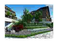 流行的办公区景观设计公司认准贝伊萨景观品牌图1