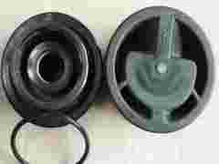 净化水黑二通，1寸口口黑二通，玻璃钢罐黑二通，净水黑二通图1