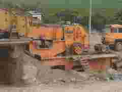 二手jnf3二合一石料破碎机碎石机制砂机砂石料生产线处理图1