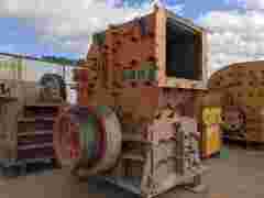 二手日产800吨二合一石料破碎机砂石料生产线设备环保查停处理图1