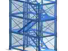 桥梁施工梯笼 组合式梯笼 箱式梯笼图1