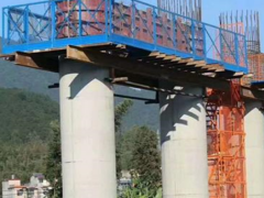 墩柱施工平台 组合施工平台图1