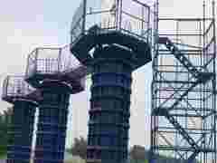 盖梁施工操作平台 矩形平台图1