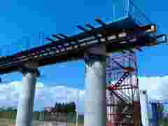 高墩作业平台 转角施工平台图1