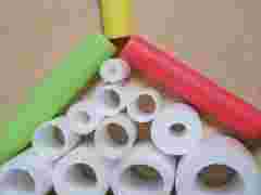 epe白色珍珠棉空心管 圆形钢筋灯管保护套泡沫海绵管可开口图1