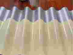 780型铝合金墙面波纹板灰色1.2mm铝镁锰波浪板图1