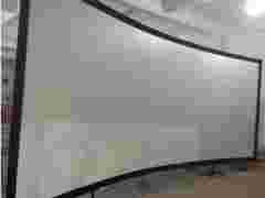 全息投影幕布/双面成像玻璃贴膜幕 背投幕/透明幕/进口全息膜图1