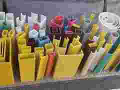 玻璃钢方管矩形管圆管圆棒角钢工字钢防腐绝缘玻璃钢拉挤型材图1