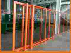 淄博铝型材隔离网 铝合金围栏 车间厂区仓库机器设备工业隔离网图1