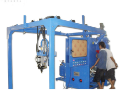 供应汽车滤清器胶条灌注机 PU弹性体发泡机 聚氨酯发泡机图1