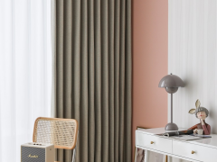 南京全遮光日本进口仿棉麻定制窗帘阻燃窗帘批发窗帘布艺加盟图1