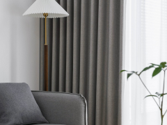 上海全遮光日式轻奢定制窗帘卧室窗帘品牌窗帘搭配加盟图1