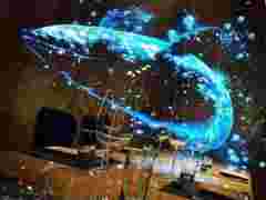 深圳供应全息投影膜 橱窗广告 展览展示投影膜 深圳全息投影图1