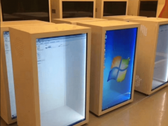 LED液晶透明屏 可看见内部展示的透明显示屏 橱窗显示器图1