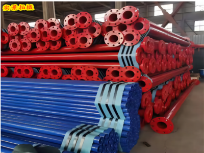 四川锦睿 DN300 大口径消防内外环氧树脂涂塑钢管图1