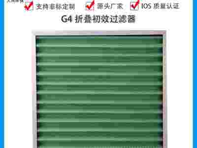 G4 初效空气过滤器 折叠式初效空气过滤器图2