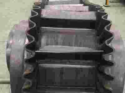 大倾角波状挡边带   提升机挡边带   耐磨大倾角挡边带图2