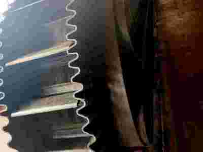 大倾角裙边隔板带   橡胶裙边带   耐高温大倾角挡边带图1