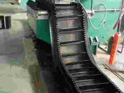 大倾角裙边隔板带   橡胶裙边带   耐高温大倾角挡边带图2