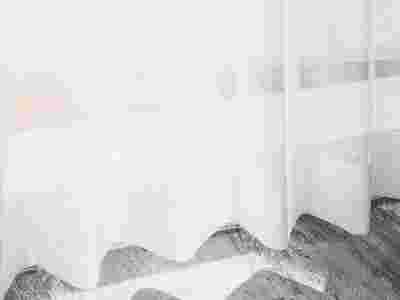 日式纯白色客厅阳台纱帘高温定型窗纱图1