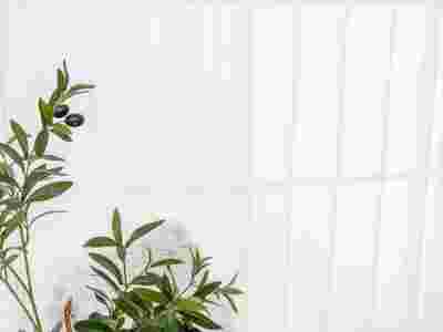 日式纯白色客厅阳台纱帘高温定型窗纱图2