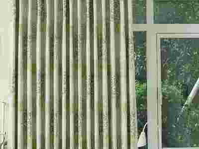 日本进口定制窗帘布艺卧室落地窗隔热遮光窗帘图1