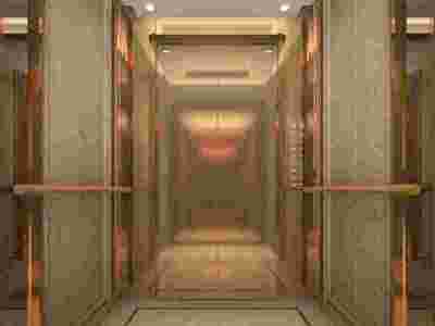 电梯间装饰 电梯轿厢装饰装潢 石家庄电梯装饰装修设计图2