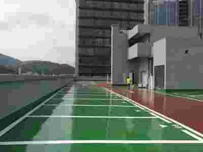 南京道路划线 南京达尊聚氨酯丙烯酸地坪图1