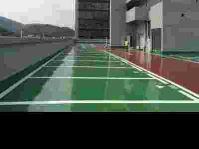 南京道路划线 南京达尊聚氨酯丙烯酸地坪图2
