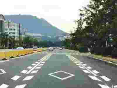 南京道路划线 南京达尊聚氨酯丙烯酸地坪图5
