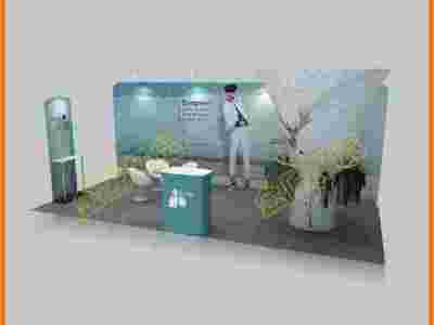 出国快幕秀展架,组装式便携展架图3