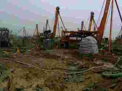 保定乌卡斯冲击钻打桩公司，冲孔灌注桩施工队图1