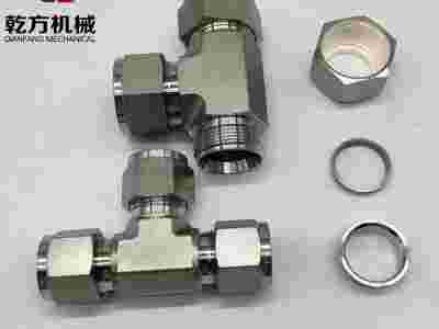 哈氏合金C-276/2205/2507材质卡套三通,等径三通图1