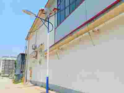 黄骅5米LED海螺臂太阳能路灯报价 40瓦太阳能路灯厂家图1