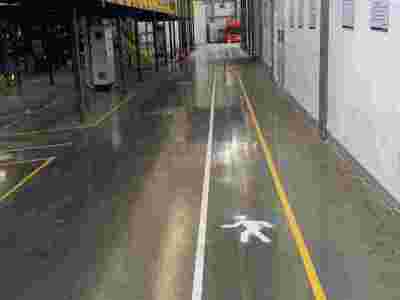 南京道路划线物流道路仓库、车间划线图1