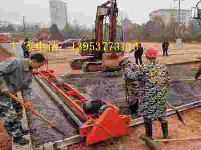 庆阳市桥面隧道滚筒振动梁机场路面滚平机桥面三滚筒铺装机图1