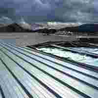 0.7mm氟碳铝镁锰屋面板火车站65-430高立边金属屋面板