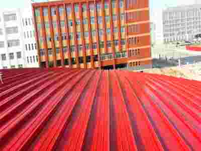 0.7铝镁锰板铝合金屋面板游泳馆65-500直立锁边金属屋面图2