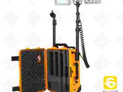 移动式多功能照明装置,强光应急照明系统,便携移动升降灯组图1