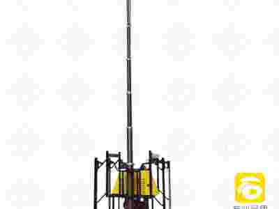 应急移动照明灯塔,LED自动升降泛光工作灯,自发电抢险照明车图1
