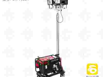 投光升降灯车,升降式发电照明灯塔,LED泛光移动灯组图1