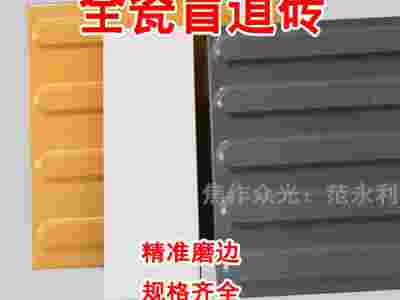 人行横道盲道砖发展-河南众光全瓷盲道砖厂家/品牌L图1