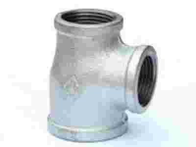 迈克管件 迈克玛钢管件丝扣变径三通图1