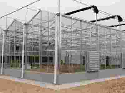 通辽奈曼旗科研玻璃智能温室项目建成图1