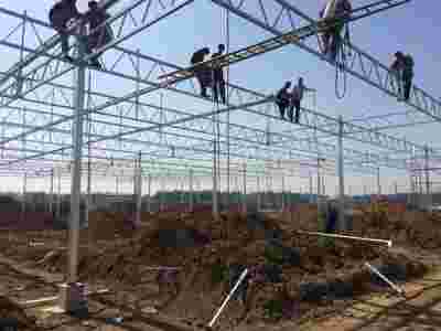 承接宁夏银川固原蔬菜温室大棚育苗温室大棚【筑安金】图1