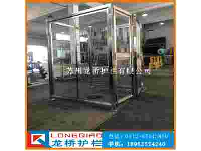 江苏机械手围栏 江苏电焊区围栏 304不锈钢隔离网大门 龙桥图2