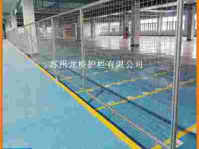 江苏设备防护网 江苏铝合金围栏网 工业铝型材镀锌网 颜色可订 龙桥图2